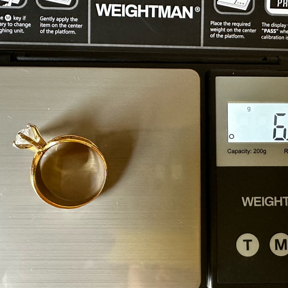 14k Solid Gold “6” - image 6